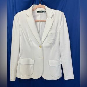 Ralph Lauren blazer, white, size xs, may fit small